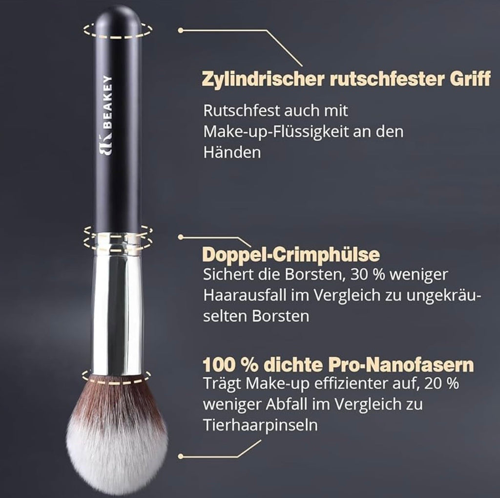15-teiliges veganes Make-up-Pinselset