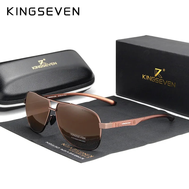 KINGSEVEN Polarisierte Pilotenbrille