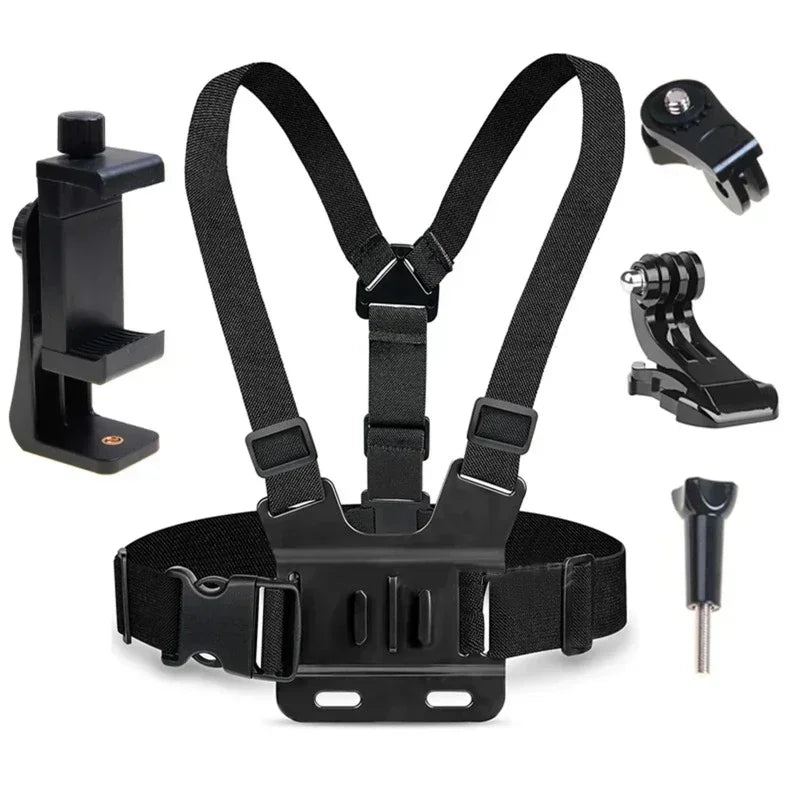 5 in 1 Mobile Phone Chest Strap