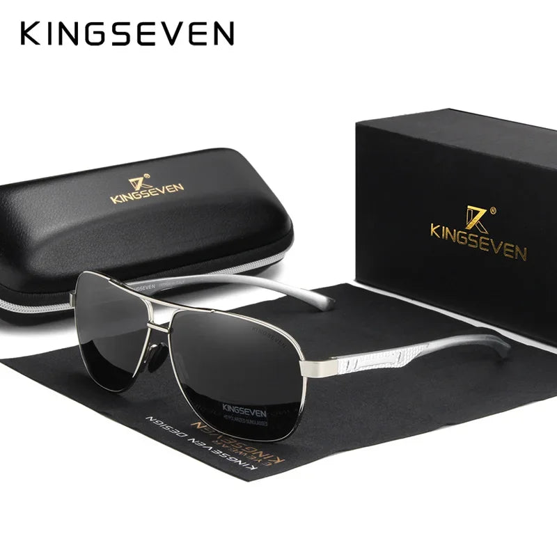 KINGSEVEN Polarisierte Pilotenbrille