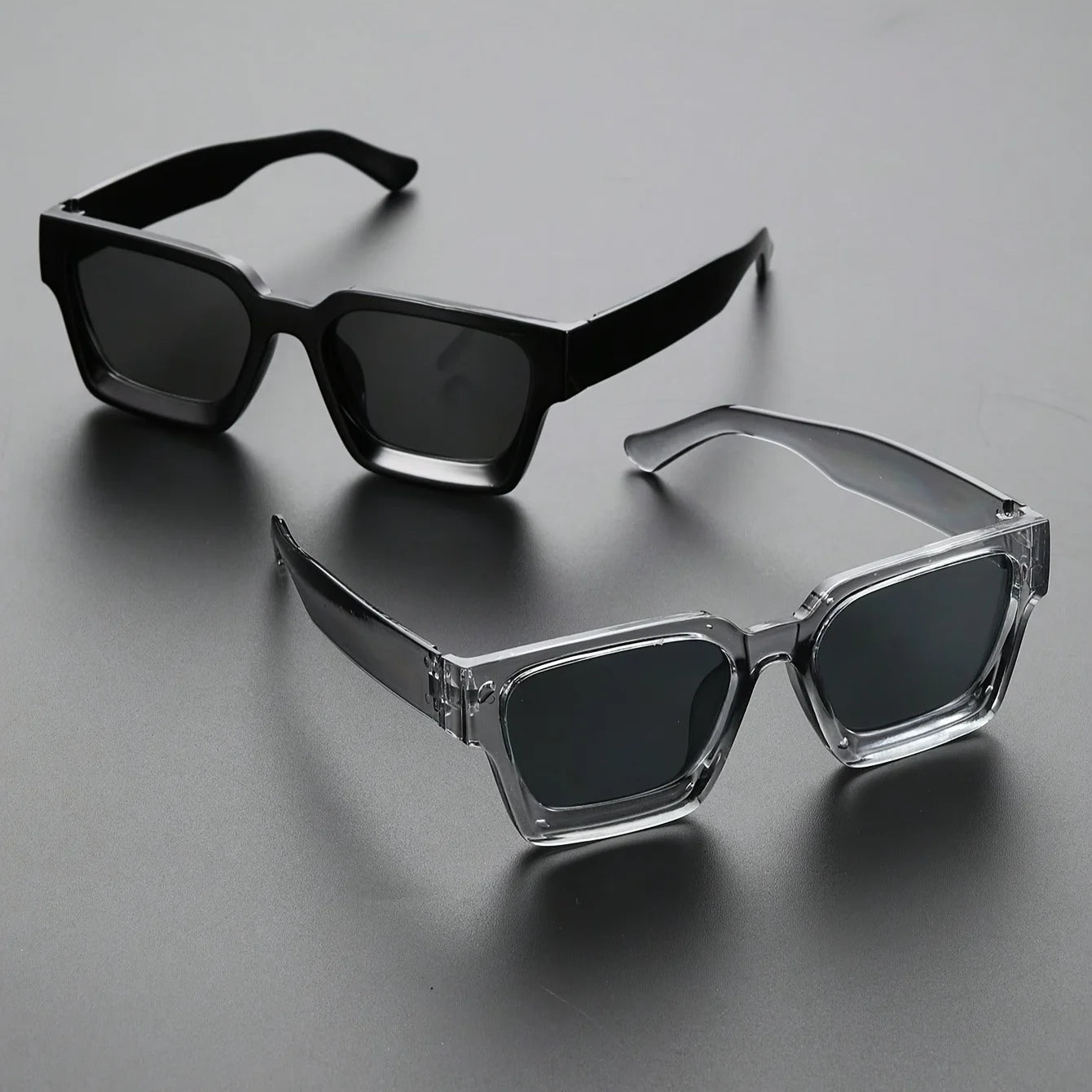 Klassische quadratische Sonnenbrille