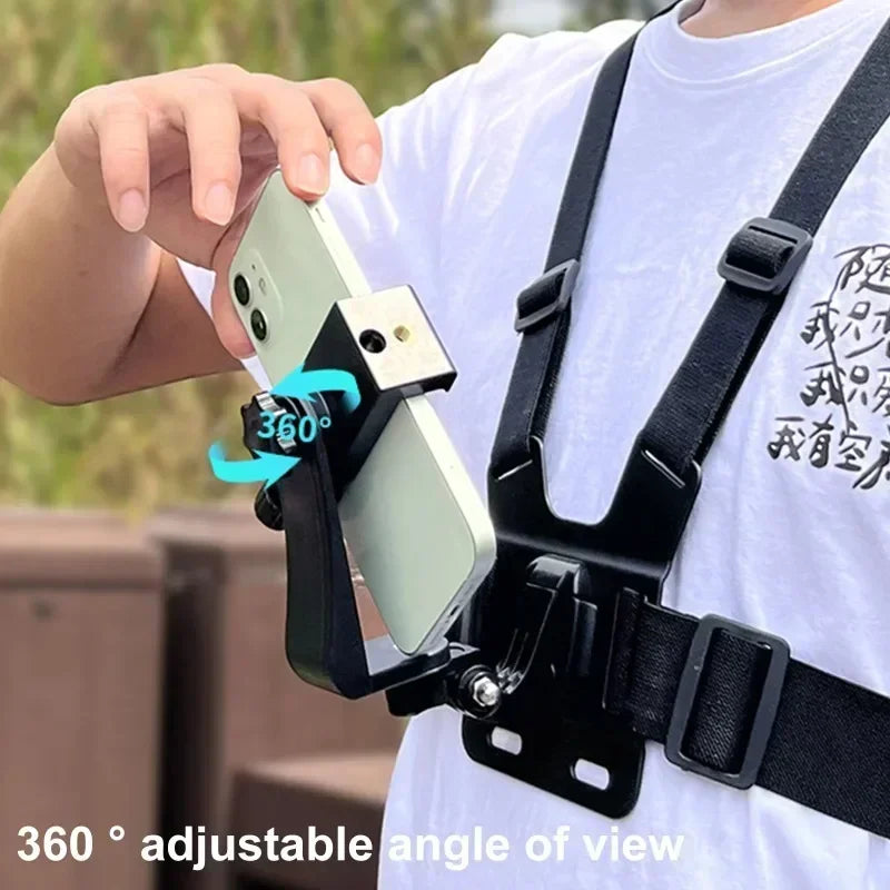 5 in 1 Mobile Phone Chest Strap