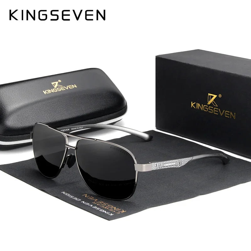 KINGSEVEN Polarisierte Pilotenbrille