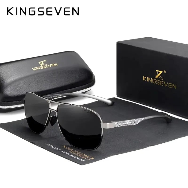 KINGSEVEN Polarisierte Pilotenbrille