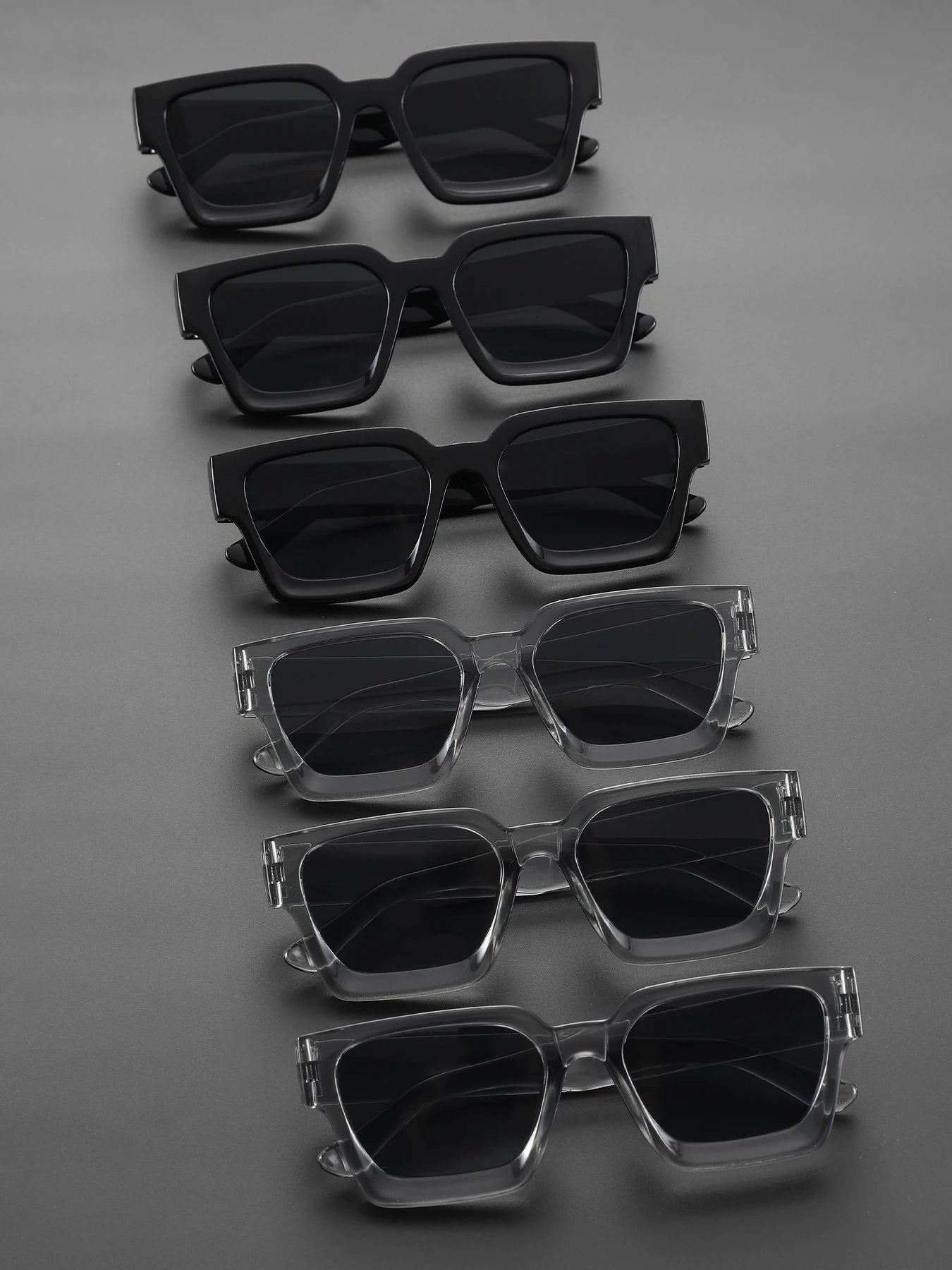 Klassische quadratische Sonnenbrille
