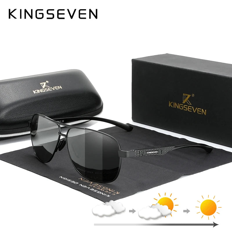 KINGSEVEN Polarisierte Pilotenbrille
