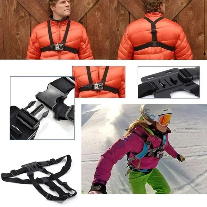 5 in 1 Mobile Phone Chest Strap
